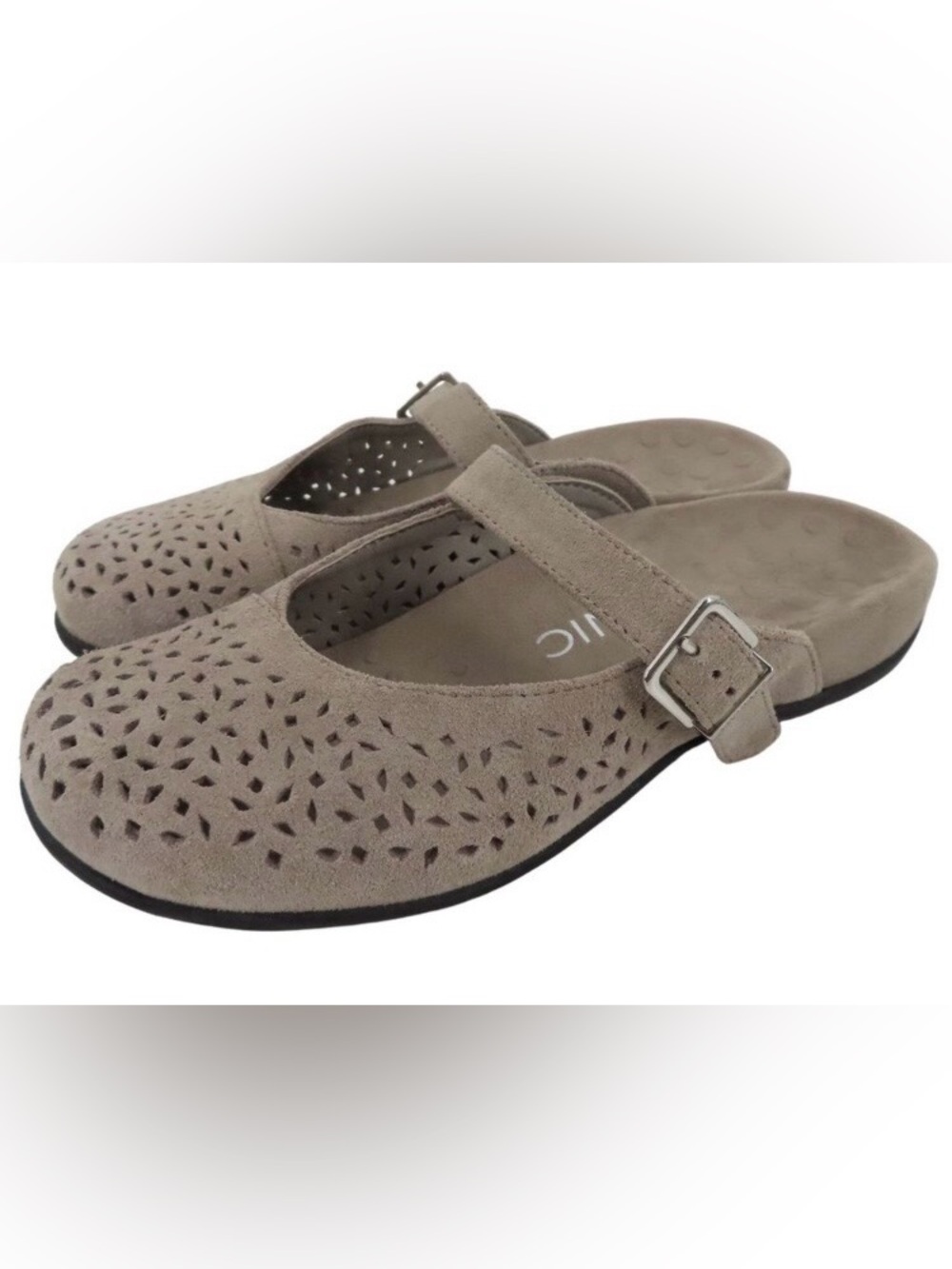Vionic Lidia  Women's Slip-on Supportive Mule Gray Size 9